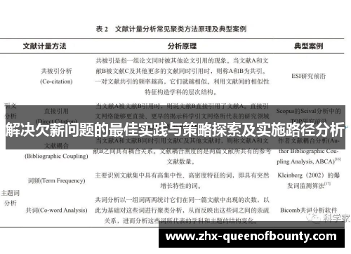 解决欠薪问题的最佳实践与策略探索及实施路径分析 解决欠薪问题的最佳实践与策略探索及实施路径分析